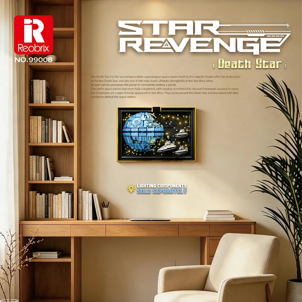 [Pre-Sale] Sci-Fi Space Battle Station Art Display