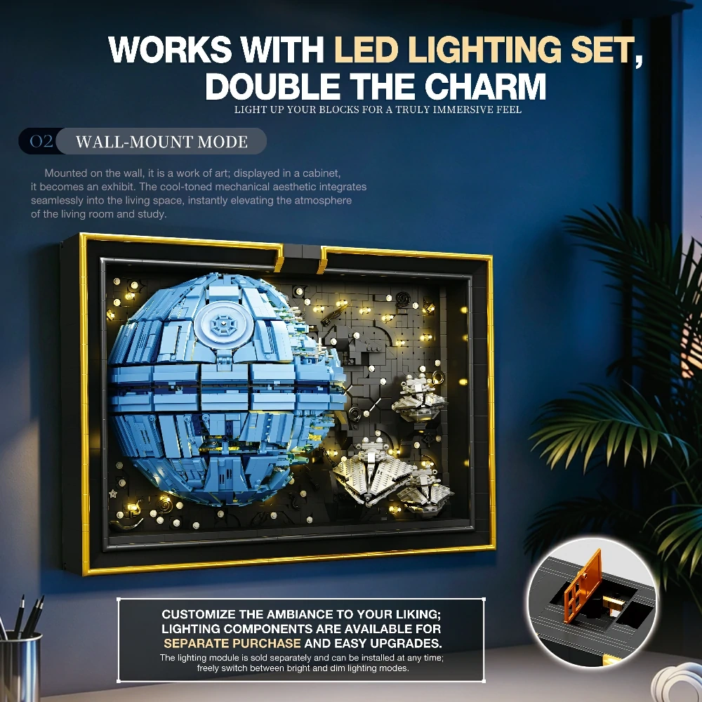 [Pre-Sale] Sci-Fi Space Battle Station Art Display