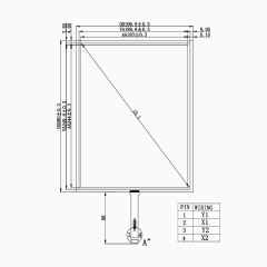 STOUCH 12.1 inch 4 Wire resistive touch screen for BOE EV121X0M-N10,STOUCH 12.1 inch 4 Wire resistive touch screen for BOE EV121X0M-N10
