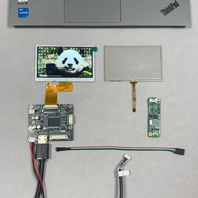 STOUCH 4.3-inch resistive touch screen  for AT043TN24 V.7 LCD,STOUCH 4.3-inch resistive touch screen  for AT043TN24 V.7 LCD