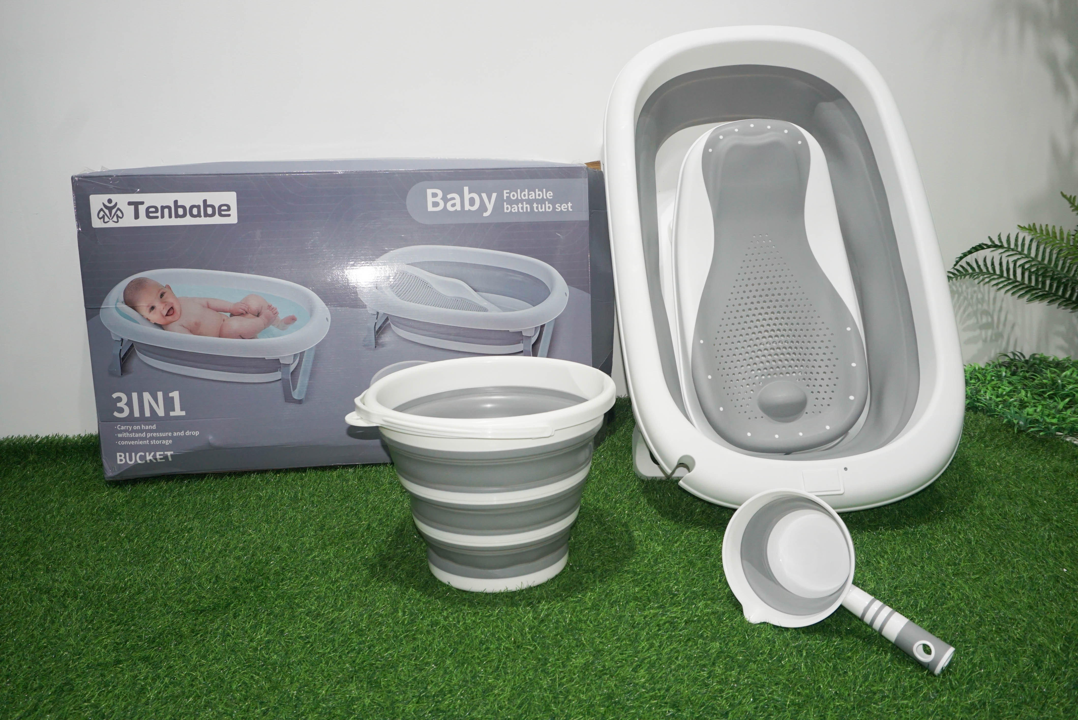 PP material plastic thickened baby bath product set
