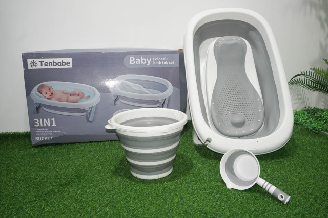 PP material plastic thickened baby bath product set
