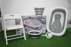 PP material plastic thickened baby bath product set