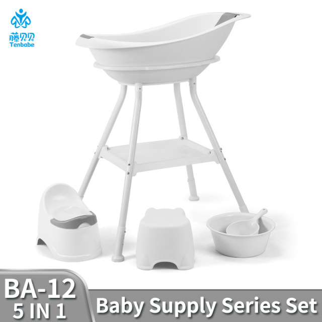 PP material plastic thickened baby bath product set