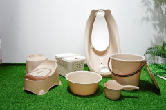 PP material plastic thickened baby bath product set