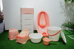 PP material plastic thickened baby bath product set