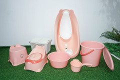 PP material plastic thickened baby bath product set