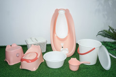 PP material plastic thickened baby bath product set