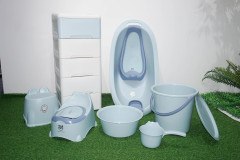 PP material plastic thickened baby bath product set