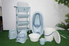 PP material plastic thickened baby bath product set