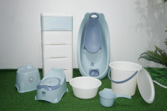 PP material plastic thickened baby bath product set