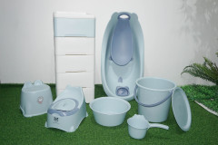PP material plastic thickened baby bath product set