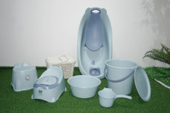 PP material plastic thickened baby bath product set