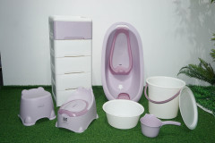 PP material plastic thickened baby bath product set