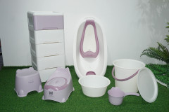 PP material plastic thickened baby bath product set