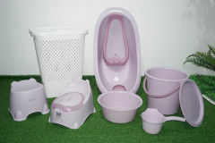 PP material plastic thickened baby bath product set