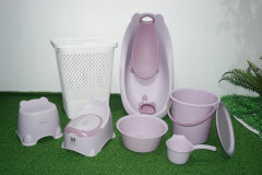 PP material plastic thickened baby bath product set