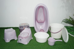 PP material plastic thickened baby bath product set