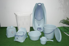 PP material plastic thickened baby bath product set