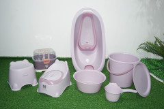 PP material plastic thickened baby bath product set