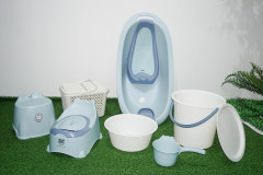 PP material plastic thickened baby bath product set