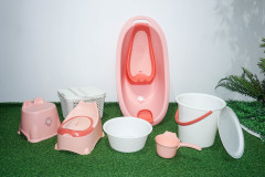 PP material plastic thickened baby bath product set