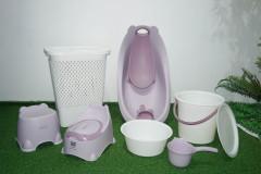 PP material plastic thickened baby bath product set