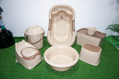 PP material plastic thickened baby bath product set