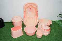 PP material plastic thickened baby bath product set