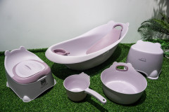 PP material plastic thickened baby bath product set