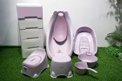 PP material plastic thickened baby bath product set