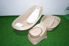 PP material plastic thickened baby bath product set