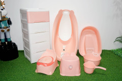 PP material plastic thickened baby bath product set