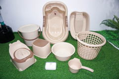 PP material plastic thickened baby bath product set