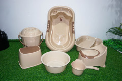 PP material plastic thickened baby bath product set