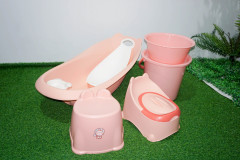 PP material plastic thickened baby bath product set