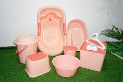 PP material plastic thickened baby bath product set