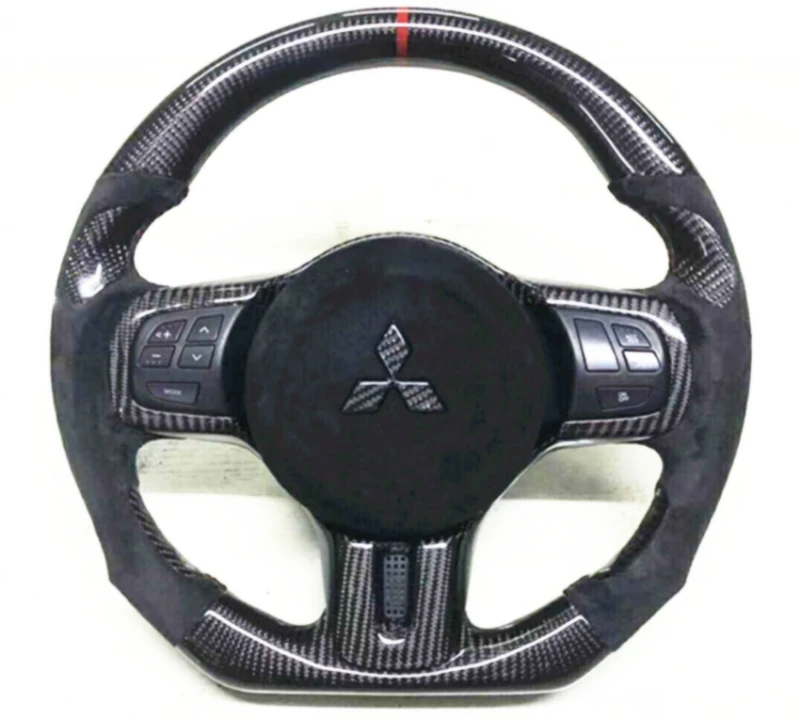 Real Carbon Fiber  Steering Wheel for Mitsubishi Lancer EVO  LANCER EX LANCER EVOLUTION  Mitsubishi  ASX