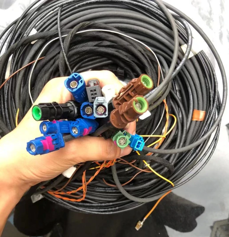 FOR  Touareg 360 Environment Rear Viewer Camera wiring harness cable wire 