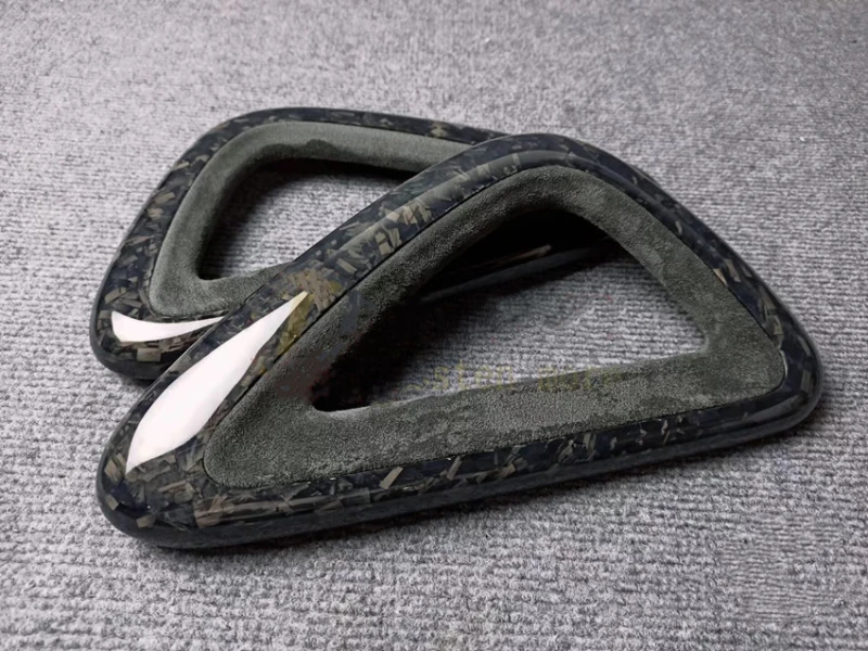 100% Real Carbon Fiber With Alcantara Or Forging 1K8868055A For VW Scirocco MK3 Door Interior Grab Handle Trim