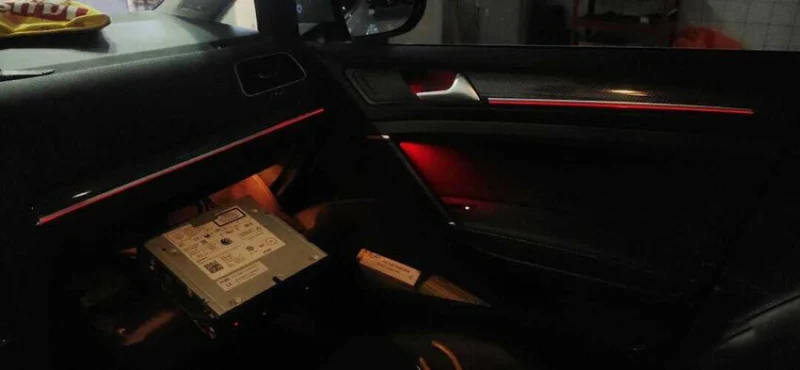 Right hand drive golf ambient lighting for Golf 7 Golf MK7 ambient light