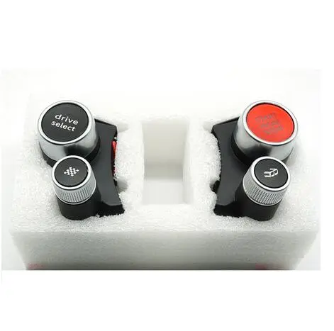 FOR AUDI A3 8V RS3 R8 Engine Start Stop Drive select switch button For Audi VW MQB Sport Steering Wheel black paint material R8 start button