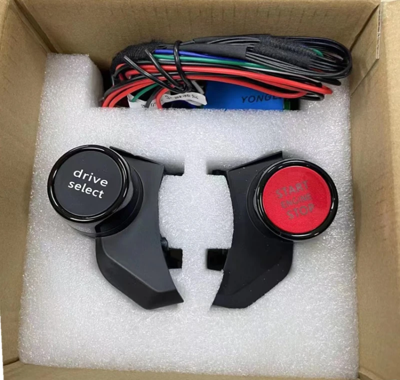 FOR AUDI A3 8V RS3 R8 Engine Start Stop Drive select switch button For Audi VW MQB Sport Steering Wheel black paint material R8 start button