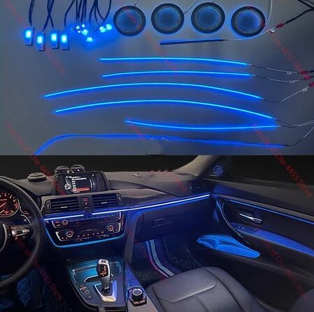 Fit For Bmw 3 series F30 F35 F31 GT / 4 Series 2014-2019 F32 F33 F34 F36 New Ambient Light Decorative Atmosphere Light 11 color