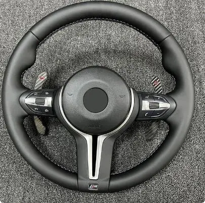 For BMW 3/4/5/x5 Series F30 F10 F15 F16 F06 F32 F26 f25 E46 E36 E-F Series Sports Style Steering Wheel Upgrade carbon fiber