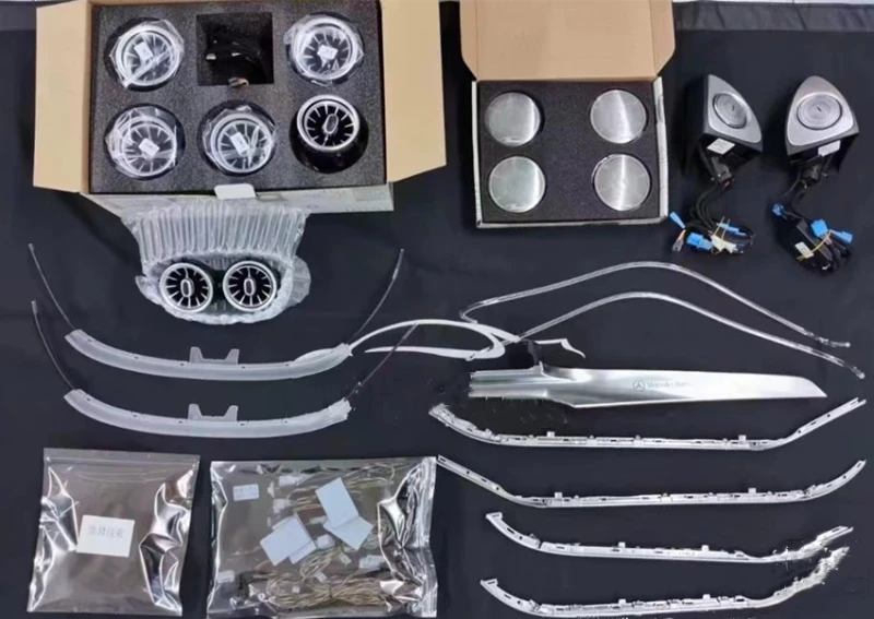 64 Colors W205 LED Light Ambient Interior Kit For Mercedes Benz C-Class 2015+