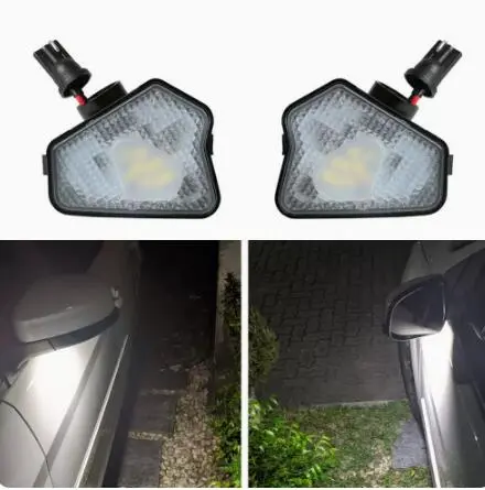 2Pcs Mercedes Benz Side Mirror Puddle Logo Light for A/B/C/E/S/CLS/CLA/GLA Class (Fits: Mercedes-Benz)