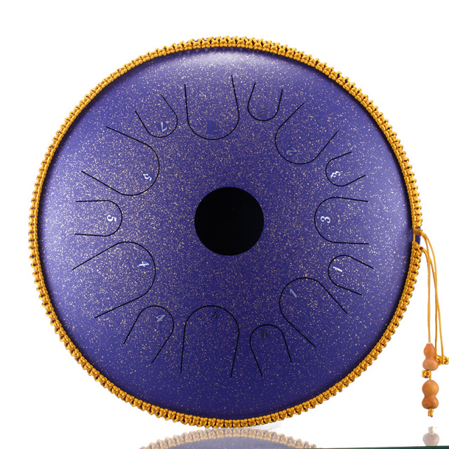 Hluru STEEL TONGUE DRUM tapping drum (14notes 14") , copper steel Tapping Drum (14notes 14") , Copper Steel TA14-14