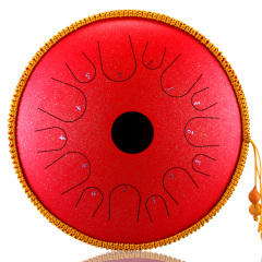 Hluru STEEL TONGUE DRUM tapping drum (14notes 14") , copper steel Tapping Drum (14notes 14") , Copper Steel TA14-14