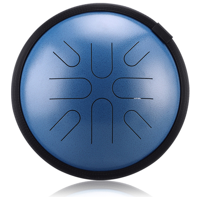 Hluru STEEL TONGUE DRUM Travel Drum (8notes 10") , Copper Steel travel drum (8notes 10") , copper steel TA8-10